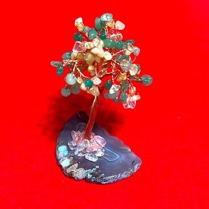 Mix ships Amazonite and clear crystals tree last forever very nice gifts